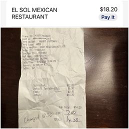 Overcharged me. Thanks Christian R. I heard this was common in Orlando. It's a way to make extra money.