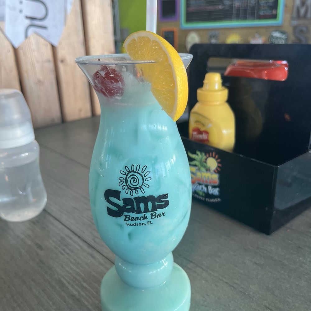 Sam's Beach Bar - Drinks Crab Cakes - Seafood Near Me - Hudson, Florida Sam's Beach Bar - Drinks Crab Cakes - Seafood Near Me - Hudson, Florida