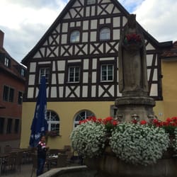 Gasthof Goldene Krone - Exterior with 7 tables.