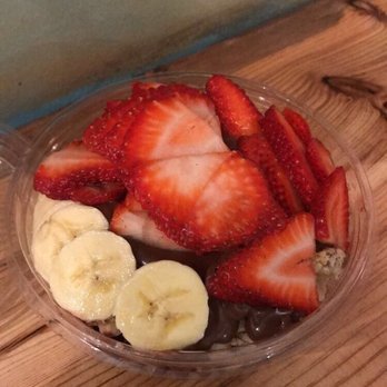 Playa Bowls - Nutella bowl sand coconut flakes because my friend's a punk and doesn't like them. - Juice Bars & Smoothies Near Me - Denville, New Jersey Playa Bowls - Nutella bowl sand coconut flakes because my friend's a punk and doesn't like them. - Juice Bars & Smoothies Near Me - Denville, New Jersey