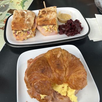 Amara Chocolate & Coffee - Ham & cheese breakfast croissant Condensed milk, latte - Coffee & Tea Near Me - Pasadena, California Amara Chocolate & Coffee - Ham & cheese breakfast croissant Condensed milk, latte - Coffee & Tea Near Me - Pasadena, California