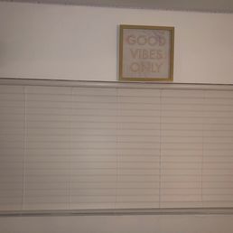 Window blind installation Window blind installation