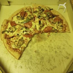 Mushrooms and green peppers