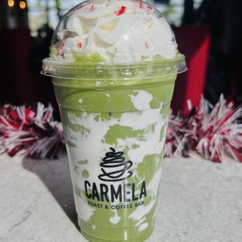 Carmela Coffee - Port St Lucie - Grinch matcha latte - Coffee & Tea Near Me - Port St. Lucie, Florida Carmela Coffee - Port St Lucie - Grinch matcha latte - Coffee & Tea Near Me - Port St. Lucie, Florida