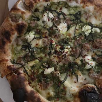 Solamente Pizza - Pizza Pesto Sausage whole - Pizza Near Me - Las Vegas, Nevada Solamente Pizza - Pizza Pesto Sausage whole - Pizza Near Me - Las Vegas, Nevada