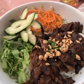 Miss Saigon Cafe - Grilled pork and vermicelli.   Yummmmm! - Vietnamese Near Me - Houston, Texas