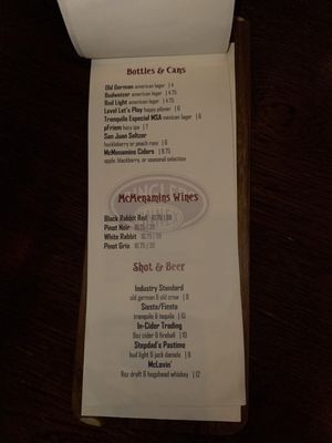 Menu photo 5 McMenamins Ringler's Annex Portland, OR