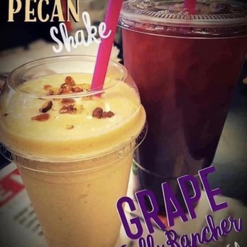 Chatta Nutrition - Butter Pecan meal Shake and Grape Jolly Rancher loaded tea - Juice Bars & Smoothies Near Me - Hixson, Tennessee Chatta Nutrition - Butter Pecan meal Shake and Grape Jolly Rancher loaded tea - Juice Bars & Smoothies Near Me - Hixson, Tennessee