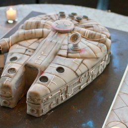 Groom's Cake (Gluten Free): Millennium Falcon Groom's Cake (Gluten Free): Millennium Falcon