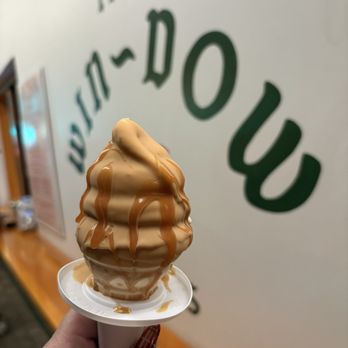 The Win-dow - Salted Caramel dipped cone - Burgers Near Me - Santa Barbara, California The Win-dow - Salted Caramel dipped cone - Burgers Near Me - Santa Barbara, California