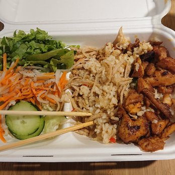 Vietnoms - Rice Bowl: brown rice, lemongrass chicken - Vietnamese Near Me - San Jose, California Vietnoms - Rice Bowl: brown rice, lemongrass chicken - Vietnamese Near Me - San Jose, California