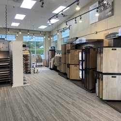 A J Rose Carpets & Flooring - Natick - LVT Section, we have lots of LVT options and samples
