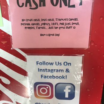 Bagels & Beyond - a cash only sign - Bagels Near Me - Beach Haven, New Jersey