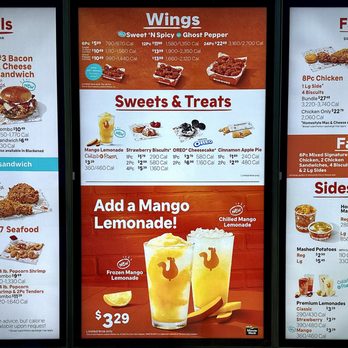 Popeyes Louisiana Kitchen - Drive-thru Menu Board - Fast Food Near Me - Lenexa, Kansas Popeyes Louisiana Kitchen - Drive-thru Menu Board - Fast Food Near Me - Lenexa, Kansas