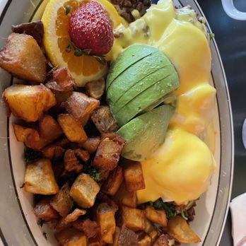 Squeeze In - Veggie eggs Benedict with added chorizo - Breakfast & Brunch Near Me - Reno, Nevada Squeeze In - Veggie eggs Benedict with added chorizo - Breakfast & Brunch Near Me - Reno, Nevada
