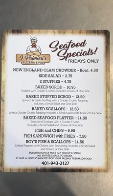 Menu photo 6 J  Palmieri Pizzeria & Pub Johnston, RI