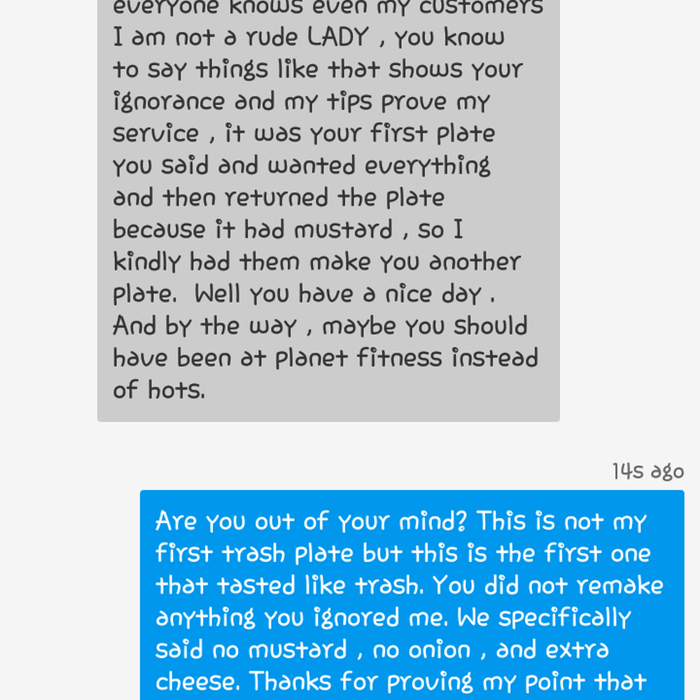 Henrietta Hots - Proving my point about terrible customer service and how low class this place is - Burgers Near Me - Rochester, New York