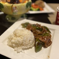 Ginza - Pepper Steak with Onion Lunch Combo
