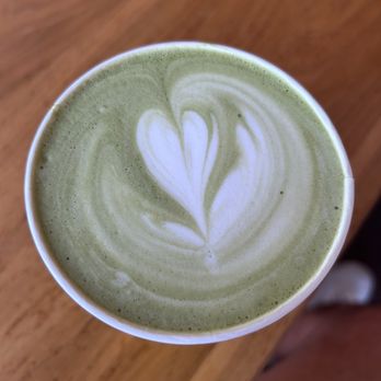 Chocolate Fish Coffee Roasters - Matcha Latte w/ honey. - Coffee & Tea Near Me - Sacramento, California Chocolate Fish Coffee Roasters - Matcha Latte w/ honey. - Coffee & Tea Near Me - Sacramento, California
