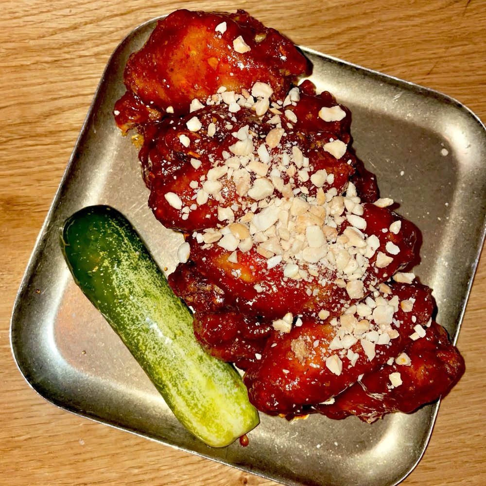 Chick Chick - Wings tossed in Korean Sweet Gochujang - Chicken Shop Near Me - New York, New York Chick Chick - Wings tossed in Korean Sweet Gochujang - Chicken Shop Near Me - New York, New York