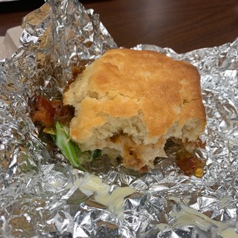 The Biscuit Bar - The FABB with chicken - New American Near Me - Abilene, Texas