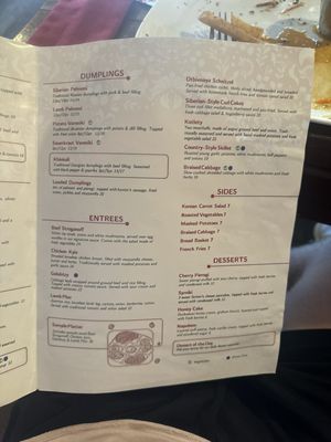 Menu photo 6 Babushka's - Temple Terrace Temple Terrace, FL