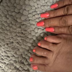 L&A Nails - Toes and a beautiful dip nail job