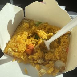 Real Taste Garden - The vegetable fried rice with egg.