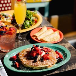 Playa Betty’s - Pancakes with house-made sangria