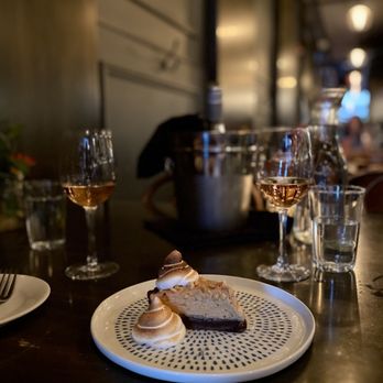 Turtle + The Wolf - chocolate-peanut butter tart - New American Near Me - Montclair, New Jersey