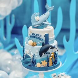 Basque Case - Sea Themed Cake