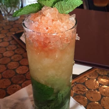 Kingfish Kitchen & Cocktails - Queens Park Swizzle: El Dorado Demerara Rum, Lime, Mint, Bitters, Bubbles. DELICIOUS! - Cajun/Creole Near Me - New Orleans, Louisiana