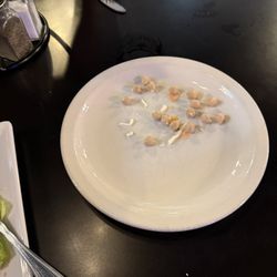 Wicked Peel Pizza Kitchen - Chickpeas that were on my salad. Completely unnecessary.