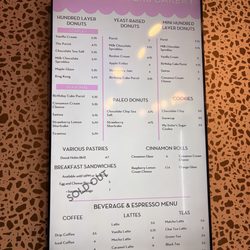 Five Daughters Bakery - Menu