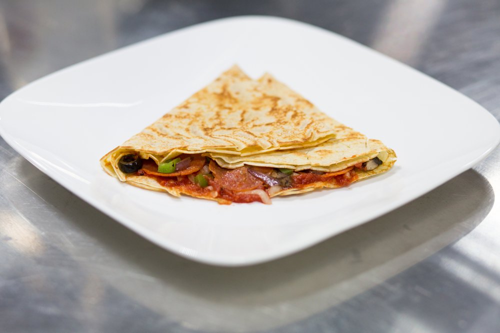 Combo pizza crepe