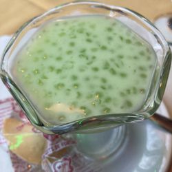 Restaurant Jardin du Vietnam - Dessert included in dinner.  My choice was warm, green Tapioca.