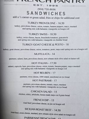 Menu photo 7 The French Pantry Jacksonville, FL