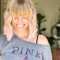 Natalia Rosso Hair - Babylights and pink balayage