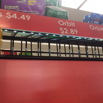 Circle K - Underside of candy shelving with lighting. Call me crazy but I have never highlighted candy before. Maybe it increases sales? - Convenience Stores Near Me - Tucson, Arizona