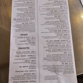 Half Full - Menu - Pizza Near Me - Lewes, Delaware