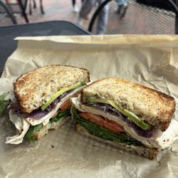 Turkey Avocado Sandwich on multigrain