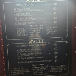Crepes A Go Go - Menu 2025