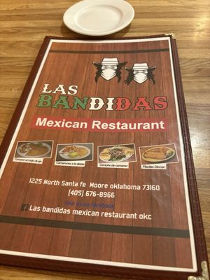 Menu photo 2 Las Bandidas Mexican Restaurant Moore, OK Menu photo 2 Las Bandidas Mexican Restaurant Moore, OK