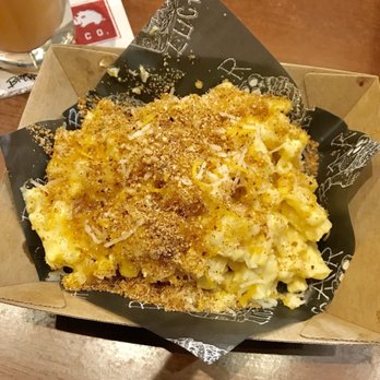 Bar Luca - Mac & Cheese with truffle oil, garlic panko crumbs and mexi blend cheese for $10 - YUMMY! - Bars Near Me - Sydney, NSW Bar Luca - Mac & Cheese with truffle oil, garlic panko crumbs and mexi blend cheese for $10 - YUMMY! - Bars Near Me - Sydney, NSW