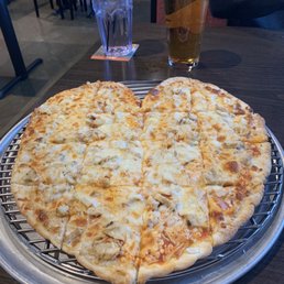 Heart shaped pizza Heart shaped pizza