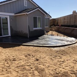 R & E Concrete - Www.centralcoastconcrete.com #stamped #Stained #concrete