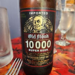 Bombay Royale - Old Monk is right up there with the best lagers from around the world. 8% ABV