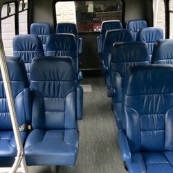 Nittany Party Bus Services - 14 passenger shuttle bus interior