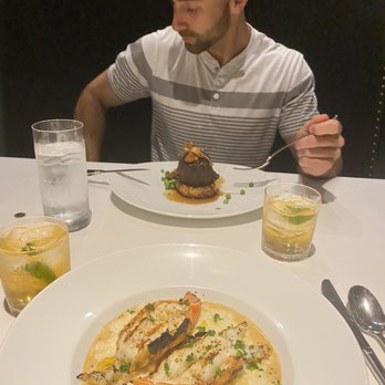 Hawks - Filet Mignon and Shrimp Risotto - New American Near Me - Granite Bay, California