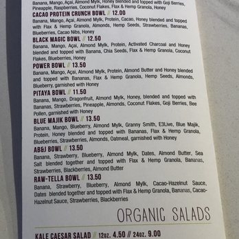 Raw Jūce - Brickell - Menu - Juice Bars & Smoothies Near Me - Miami, Florida